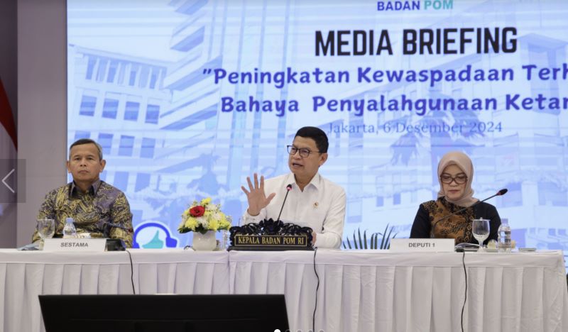 Ka BPOM Media briefing Ketamin