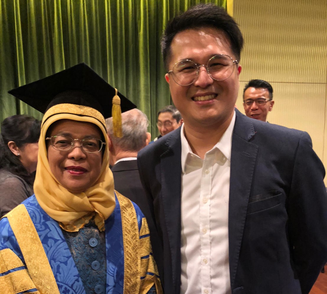 With 8th President of Singapore Mdm Halimah Yacob